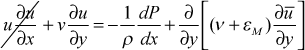 momentum couette equation