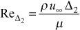 enthalpy thickness Reynolds number