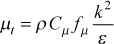 two-eqn turbulent viscosity