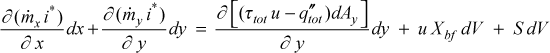 bl stag enthalpy eqn control volume